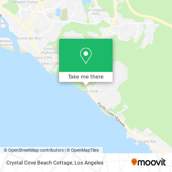 Crystal Cove Beach Cottage map