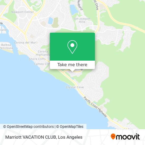 Marriott VACATION CLUB map