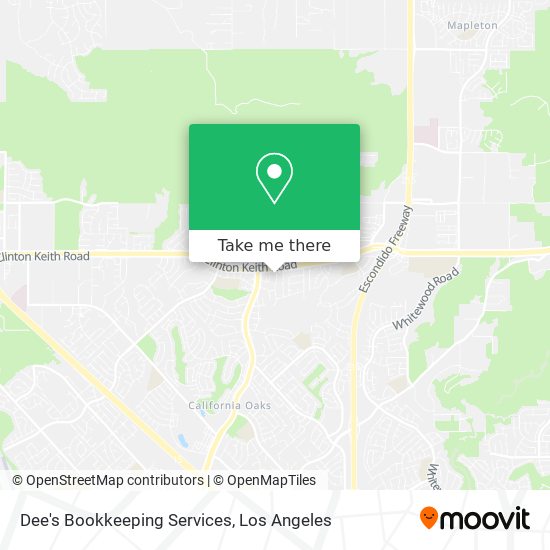 Dee's Bookkeeping Services map