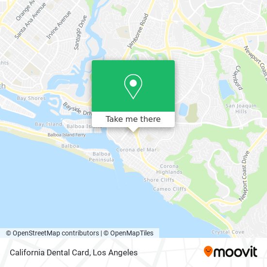California Dental Card map
