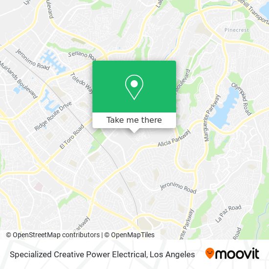 Specialized Creative Power Electrical map