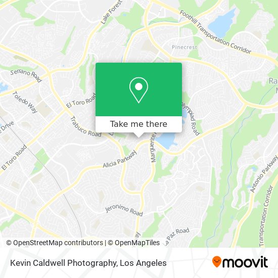 Kevin Caldwell Photography map