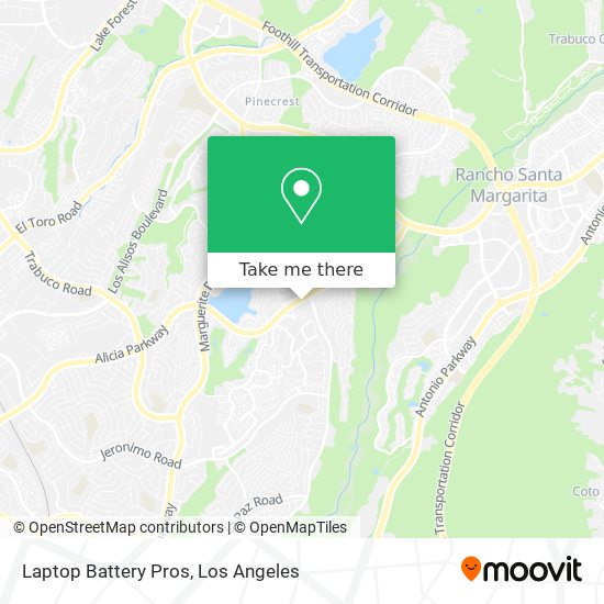 Laptop Battery Pros map