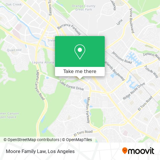 Mapa de Moore Family Law