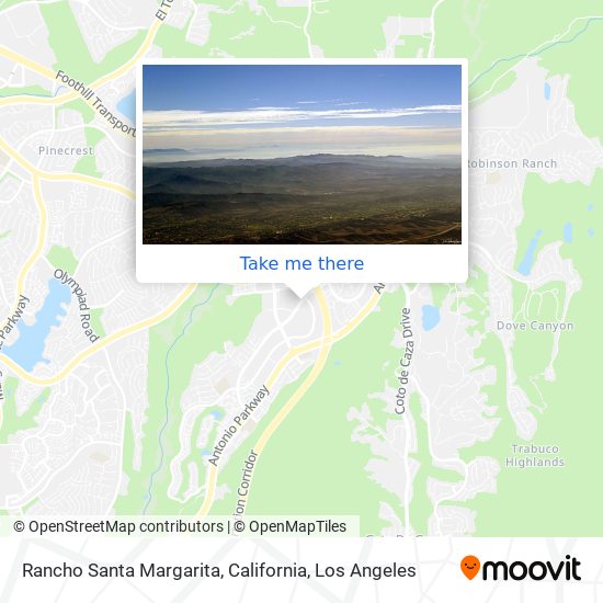 Rancho Santa Margarita, California map