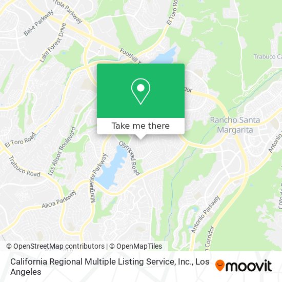 California Regional Multiple Listing Service, Inc. map