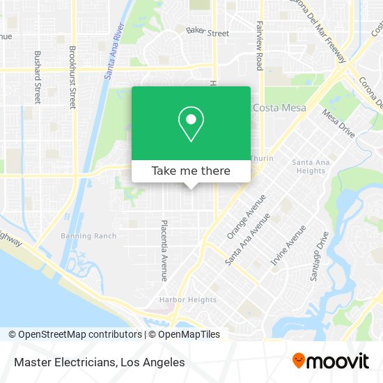 Master Electricians map