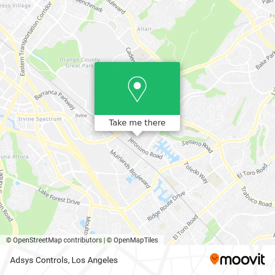 Adsys Controls map
