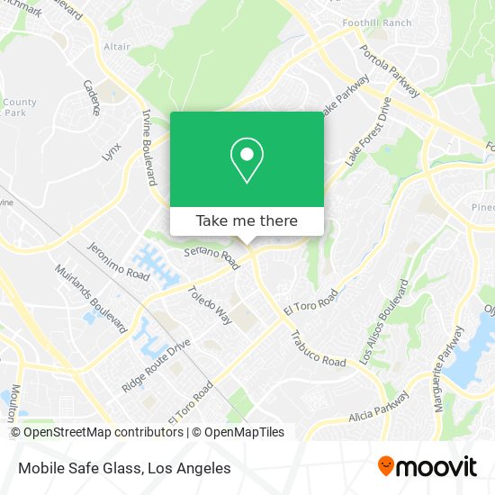 Mobile Safe Glass map