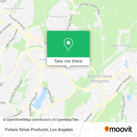 Polaris Sirius Products map