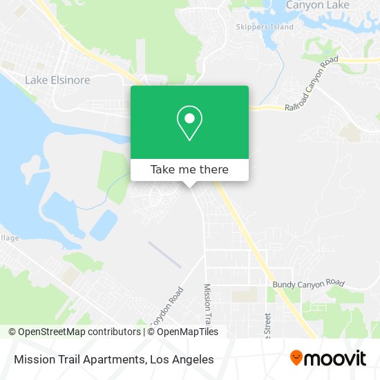 Mission Trail Apartments map
