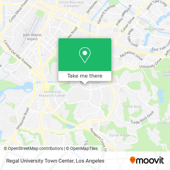 Regal University Town Center map