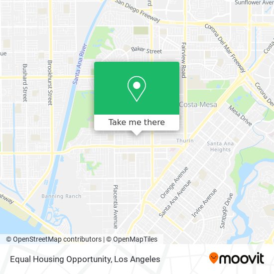 Mapa de Equal Housing Opportunity