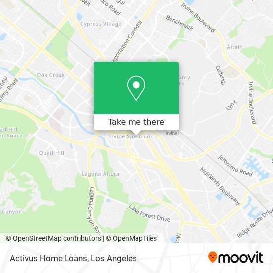 Activus Home Loans map