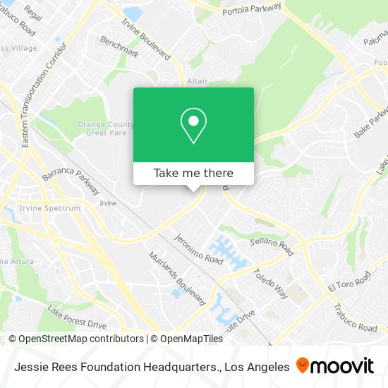 Jessie Rees Foundation Headquarters. map