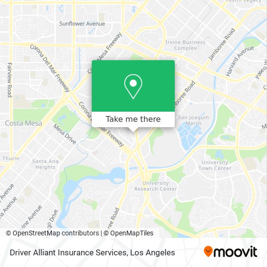 Mapa de Driver Alliant Insurance Services