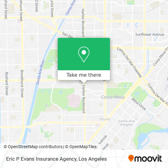 Eric P Evans Insurance Agency map