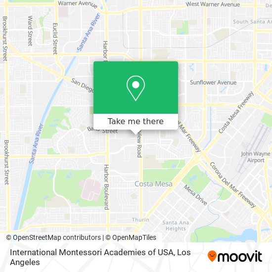 Mapa de International Montessori Academies of USA