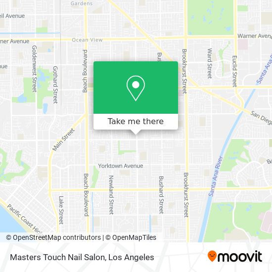 Masters Touch Nail Salon map