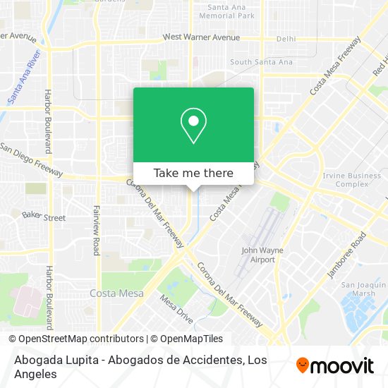 Abogada Lupita - Abogados de Accidentes map
