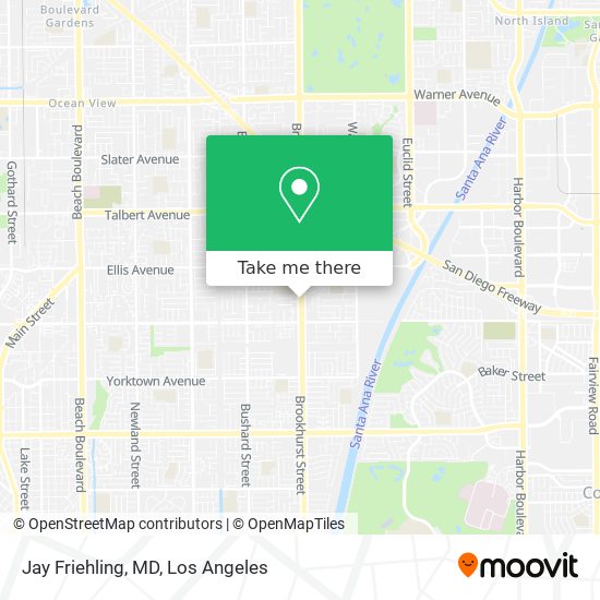 Mapa de Jay Friehling, MD