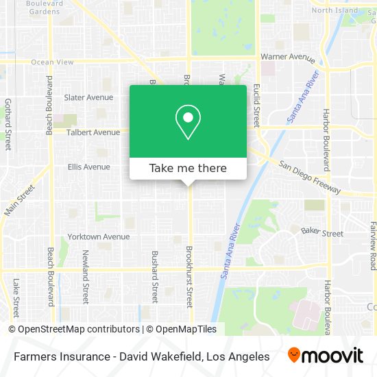 Farmers Insurance - David Wakefield map