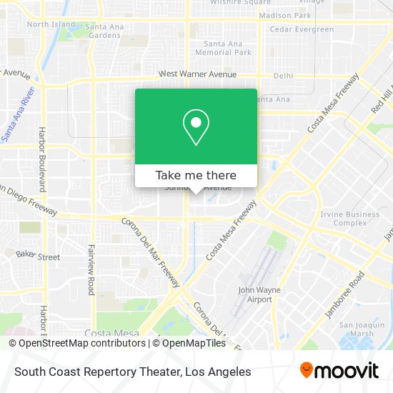 Mapa de South Coast Repertory Theater