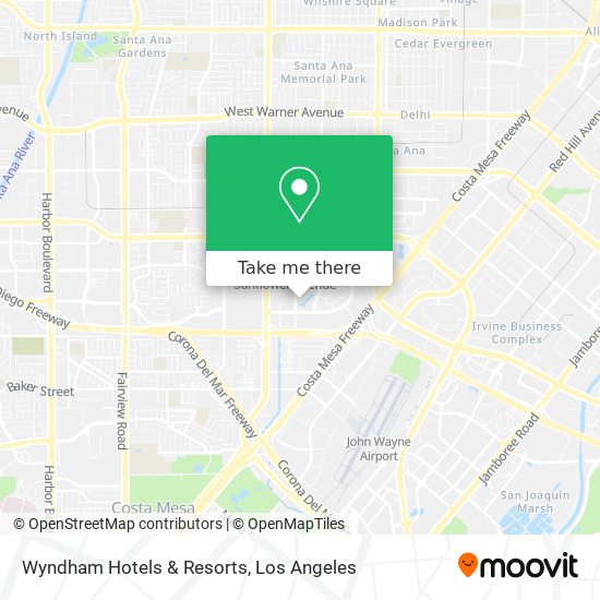 Wyndham Hotels & Resorts map