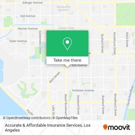 Accurate & Affordable Insurance Services map