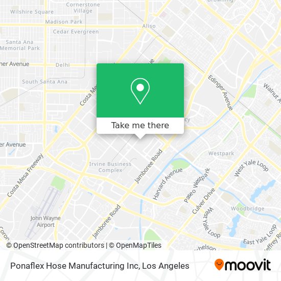 Ponaflex Hose Manufacturing Inc map