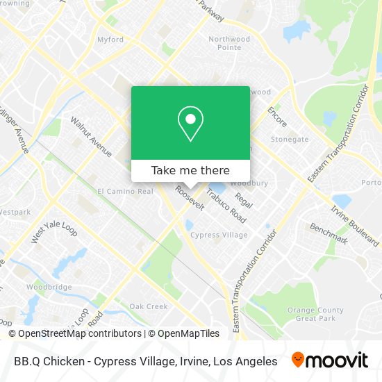 BB.Q Chicken - Cypress Village, Irvine map