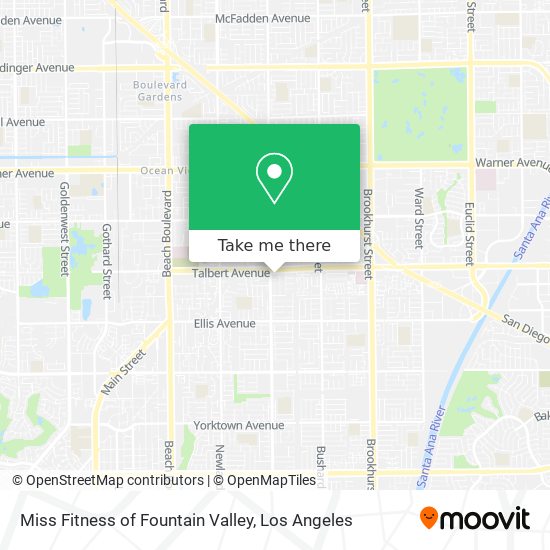 Miss Fitness of Fountain Valley map