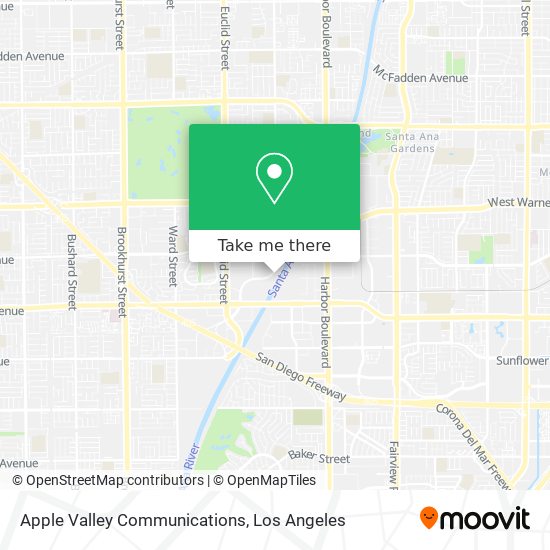Apple Valley Communications map