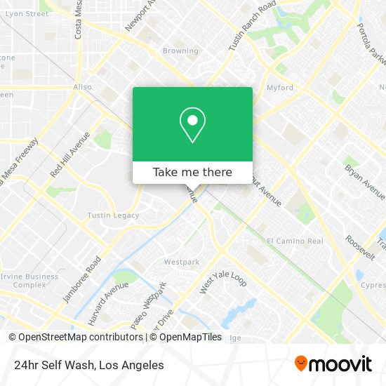 Mapa de 24hr Self Wash