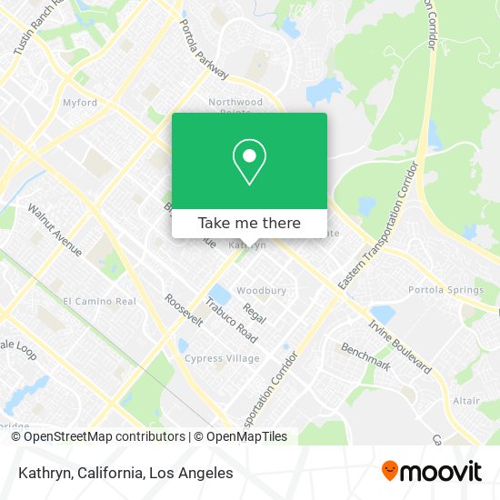 Mapa de Kathryn, California