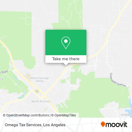 Omega Tax Services map