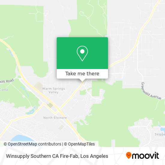 Winsupply Southern CA Fire-Fab map