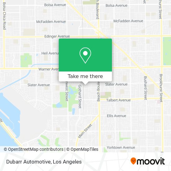 Dubarr Automotive map