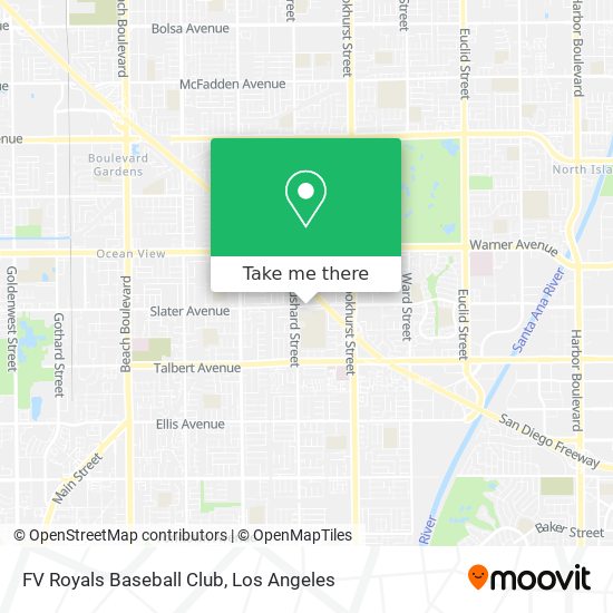 FV Royals Baseball Club map