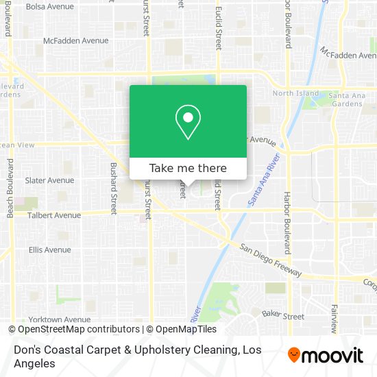 Mapa de Don's Coastal Carpet & Upholstery Cleaning