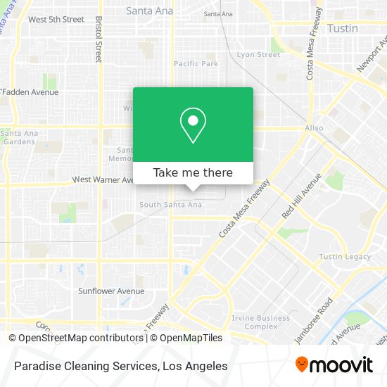 Paradise Cleaning Services map