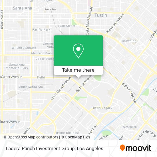 Mapa de Ladera Ranch Investment Group