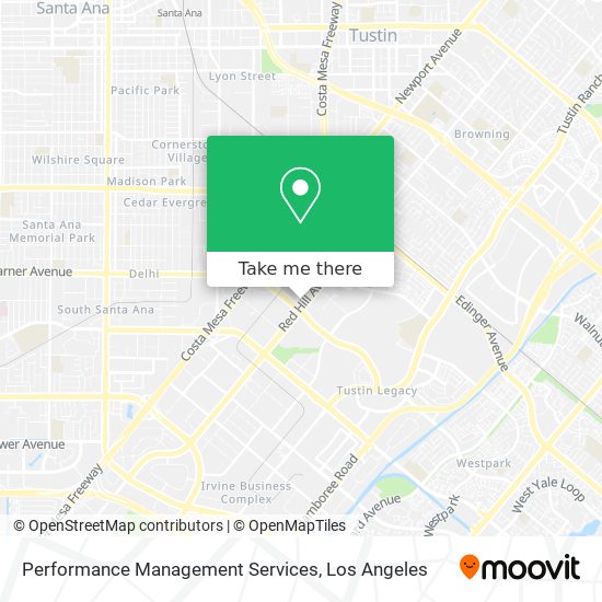 Mapa de Performance Management Services