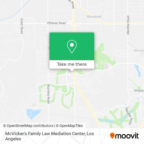 Mapa de McVicker's Family Law Mediation Center