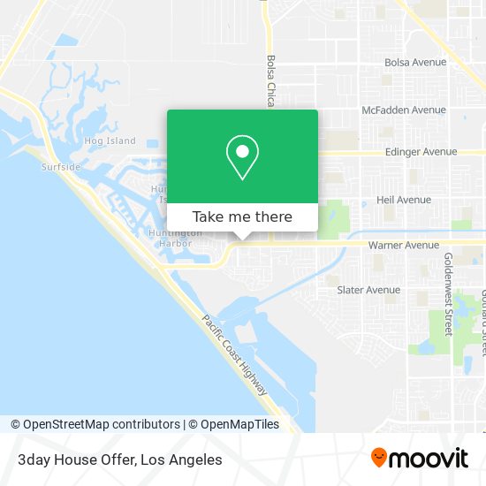 Mapa de 3day House Offer
