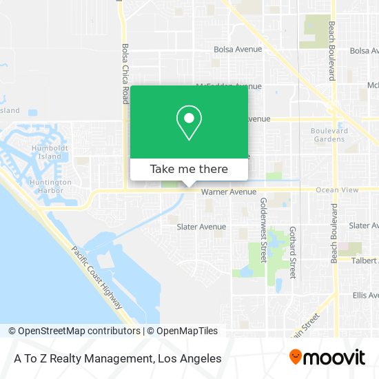 A To Z Realty Management map