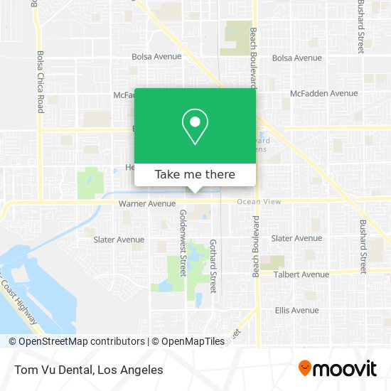 Mapa de Tom Vu Dental