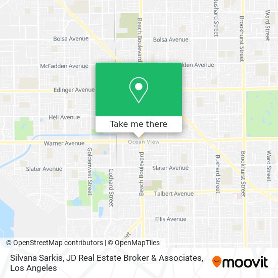 Silvana Sarkis, JD Real Estate Broker & Associates map
