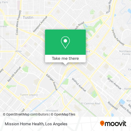 Mission Home Health map