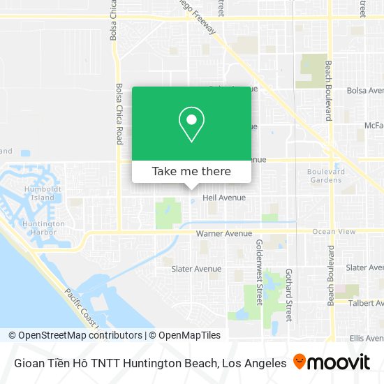 Mapa de Gioan Tiền Hô TNTT Huntington Beach